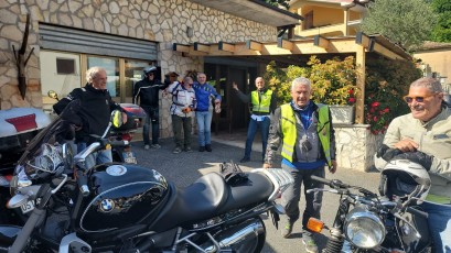 2 Giugno 2025 - annuale gita a 50 Km/ora con le moto d'epoca. Da Roma a Filettino; strade stupende sull'altopiano di Arcinazzo