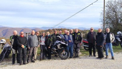Il 7 Dicembre il Moto Club Roma ha organizzato la tradizionale gita Ice Road alla ricerca dei paesaggi invernali quest anno con tappa sul monte Tancia